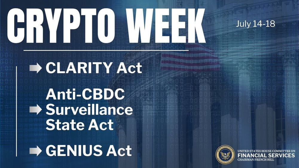 Crypto Week Announcement from the House Committee on Financial Services